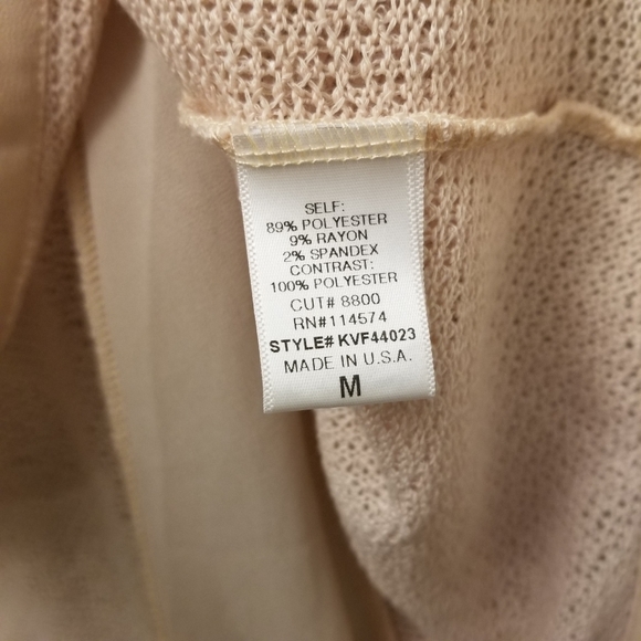 Anthropologie Ro & De Blush Textured Hi Low Tank Tunic Sleeveless Top Medium - Picture 10 of 11